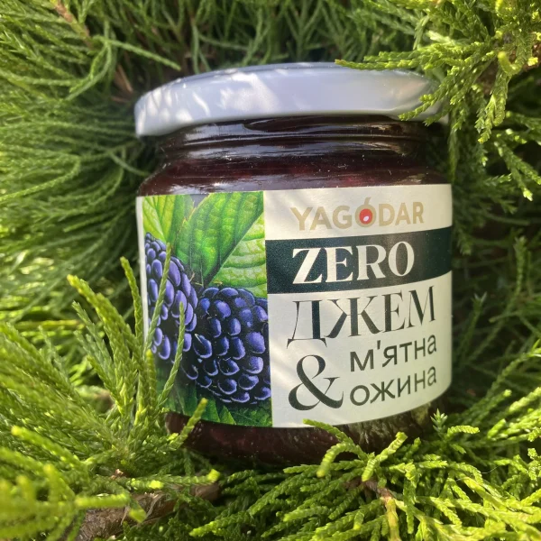 М’ятна ожина джем без цукру 210 гр