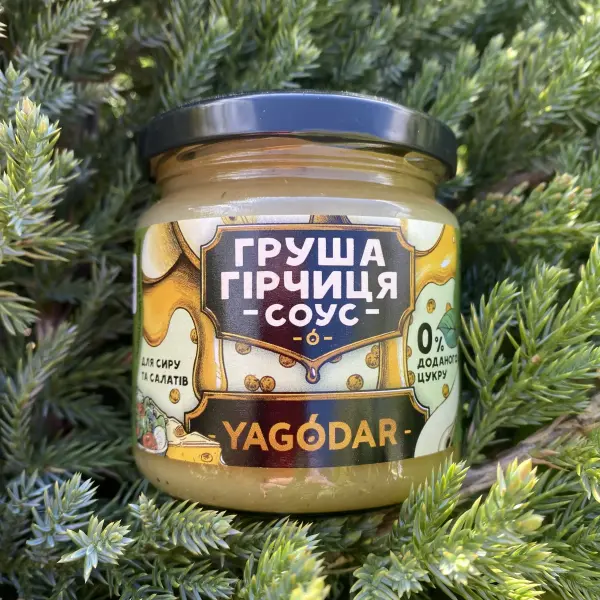 Соус груша-гірчиця без цукру 200 гр
